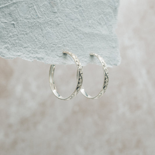 Esmeralda Hoops Large