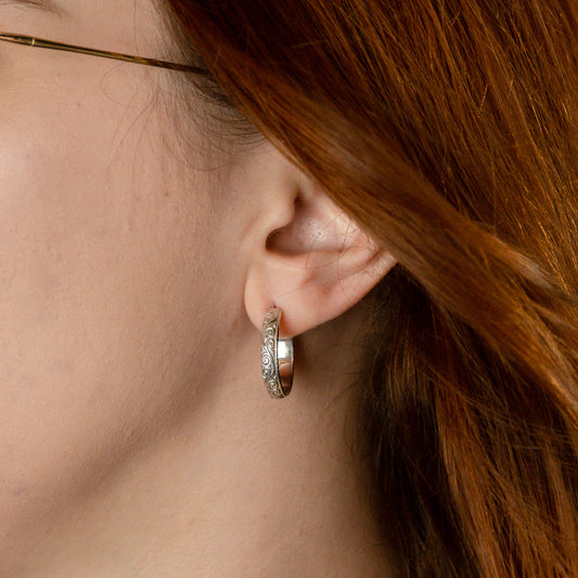 Esmeralda Hoops Medium