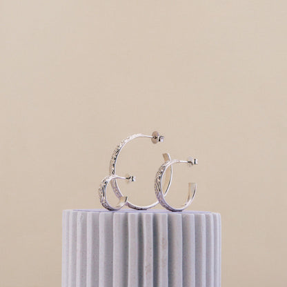 Esmeralda Hoops Medium